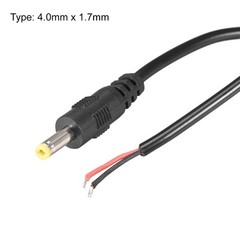 5pcs DC Power 4.0mm x 1.7mm 3A 30cm Barrel Male Plug Connector Pigtail