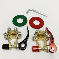 12V/24V Car Battery Terminals Quick Disconnect Connector Cable Clamp
