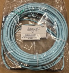 MTP 100Gb 50/125 OM3 Multimode Fiber Cable Plenum OFNP 24 Fiber 40FT F/F Type B