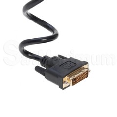 DVI Cable Male DUAL LINK DVI-D Monitor Wire 24+1 Pin 3ft 6ft 10ft 15ft 25ft -LOT