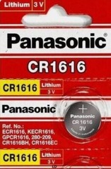 2 x SUPER FRESH Panasonic ECR1616 CR1616 Lithium Battery 3V Coin Cell