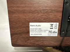 RETRO AUDIO Model ODY-1969 Modern Version of AM/FM/CD+Bluetooth+USB+AUX+MP3