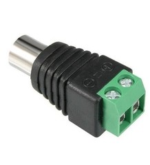 5-Pack RCA Female to AV Screw Terminal Audio Video Connector Adapter Converters