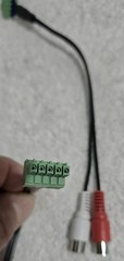 FEMALE RCA TO 5 Pin Phoenix/Terminal/Captive Block for Extron/AV Pro.(PACK OF 2)