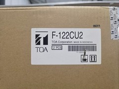 TOA F-122CU2 12″ Ceiling Speaker System Pair Commercial Audio NEW