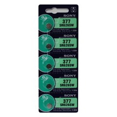 Sony 377  SR626SW Watch Battery 5Pc