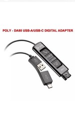 Poly DA85 USB-A/USB-C digital adapter – DA85 USB-A/USB-C digital adapter – Works