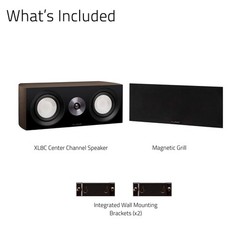 Fluance 2-Way Center Channel Speaker for Home Theater Surround Sound Systems
