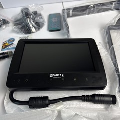 7″ HD Waterproof Digital LCD Monitor 10v – 32v Ip66 Quad View 1024 X 600 Res