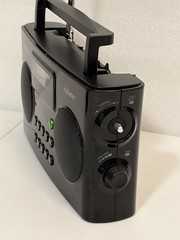 Sangean HDR-16 Portable HD Radio AM/FM Stereo Digital Clock w/OEM Adapter TESTED