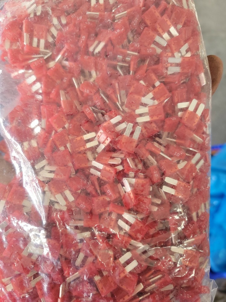1000 PCS Mini Trucks SUV’S Auto Fuses Assorted Color Coded Car 10 Amp Fuse b323