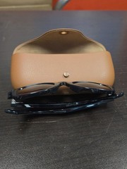 Ray-Ban Meta Wayfarer (Gen 1), Matte Black Gradient Graphite w/ Brown Case READ