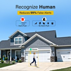4K 8MP PoE Security Camera Outdoor Color Night Vision Wired Camera for Onvif NVR