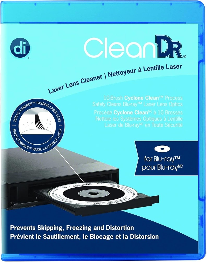 Digital Innovations CleanDr for Blu-Ray Laser Lens Cleaner for Blu-Ray / DVD /