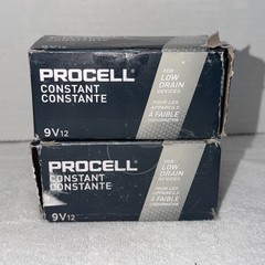 PROCELL 9V12 Low Drain Batteriesl 2 Packs Of 12 (24 Total)