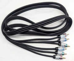 Premium 6ft 5-RCA Component Video & Audio Cable – Gold Plated RGB HD Patch Cord