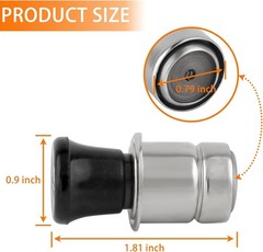 Cigarette Lighter, Pop-Out Metal Plastic Construction Cigarette Lighter, 24V Aut