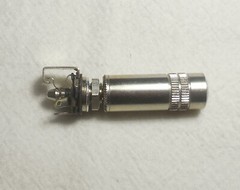 1/8 Inch Mono Audio Phone Plug + Shunted Jack Japan