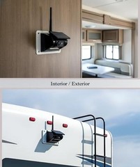 Metal Mounting Plate for Magnetic Wireless Backup Camera, White Iron Bracket