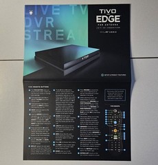 TIVO EDGE for ANTENNA / OTA ~ LIFETIME SERVICE ~ NEW 1TB HARD DRIVE ~ 155 HOURS