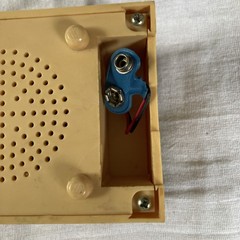 Vintage Windsor AM Radio Chess Lucite Hong Kong Untested