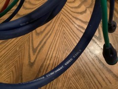 RCA High Performance Component Video Cable 2 Male to Male Clean & Never Used