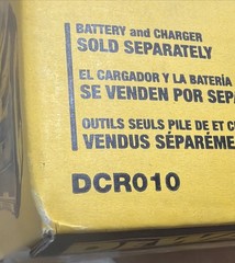 DeWALT DCR010 12V/20V MAX Jobsite Bluetooth Speaker Corded or Cordless