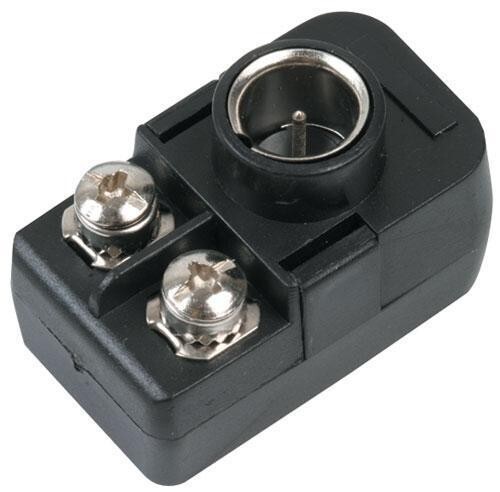 300 Ohm to 75 Ohm F Coaxial Cable Flat Wire Antenna Adapter Matching Transformer