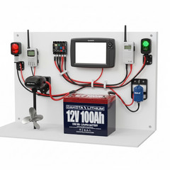 Dakota Lithium 12V100Ah LiFePO4, Deep Cycle Lithium Battery RV Marine