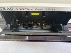 Vintage 1980’s TEAC V-316 Single Stereo Cassette Tape Deck 1 New Belt