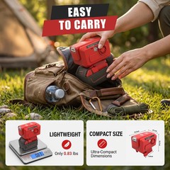 220V Portable Power Inverter for Milwaukee 18V Battery,AC & USB Output，promotion