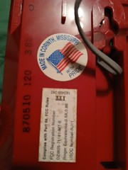 vintage University of Alabama Crimson Tide ITT corded land line telephone rare