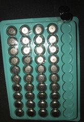 AG 13/LR44 0.00/hg Cell X 10