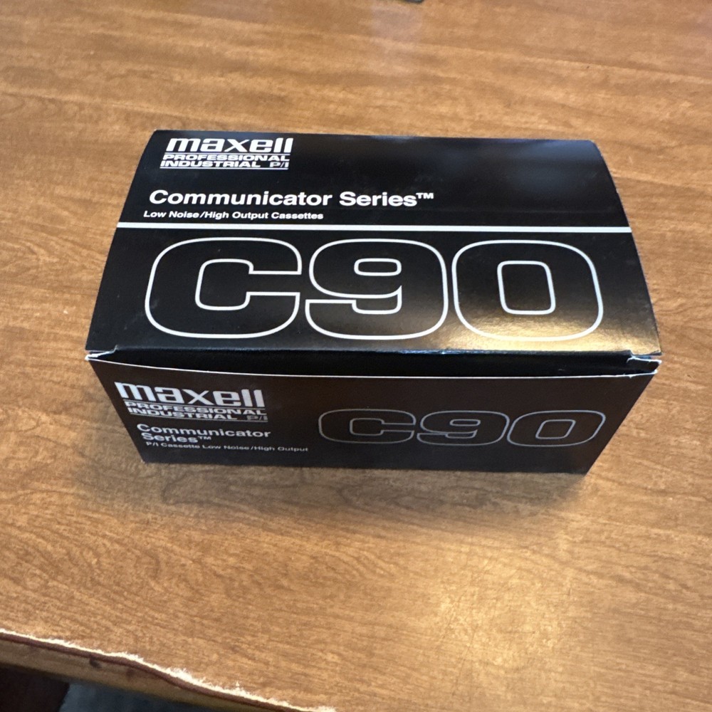 10 Pcs Maxell Professional Industrial Communicator Series C90 Cassettes Sealed