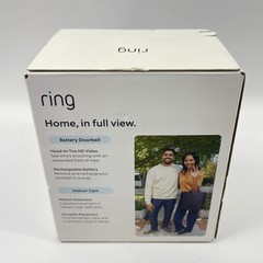 New Ring Battery Doorbell and Indoor Cam Wireless Doorbell Security Camera