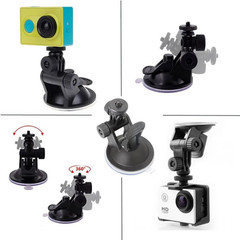 2 Pack Dash Cam Suction Cup Mount with 1/4 Screw Thread Windshield Camera