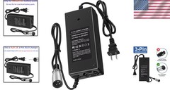 Fast Charger for 36V Lithium Battery, XLR Plug
