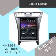 12.1” Android 9.0 Radio Tesla Vertical Screen Car Gps For Lexus Ls460 2006-2012