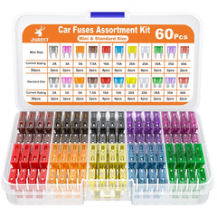 300Pcs Car Fuse Assortment Kit Mini Standard Micro Blade Fuse Set Auto