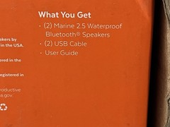 Yamaha ECOXGEAR MARINE 2.5 Waverunner Bluetooth ONE Speaker TESTED WORKS *READ