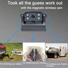 WiFi Wireless Backup Camera Magnetic Portable Rechargeable For Truck Trailer RV