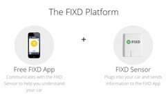 FIXD Bluetooth OBD2 Scanner, Car Code Reader & Scan Tool, iOS & Android (1 pack)