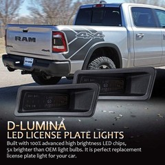 LED License Plate Light Tag Lamp Assembly -2019-2023 Dodge Ram 1500
