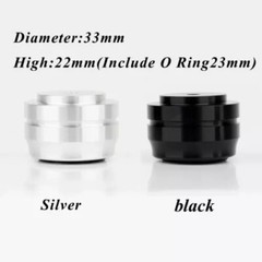 4*Aluminum alloy HiFi Audio Speaker Isolation Feet AMP Turntable Base Pad Silver