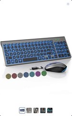 Space Gray Wireless Keyboard & Mouse Combo