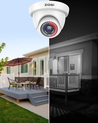 ZOSI 4-in-1 TVI 1080P Waterproof CCTV Outdoor Home Surveillance Security Camera