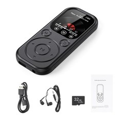 32GB Lossless Audio Player Bluetooth 5.4 Fast Charge 12H Playback IPS Screen