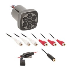 Metra IBBTR19 Marine 3-Zone Controller, 4x 6.5″ 150W Speakers, Amp w/Kit, Wire