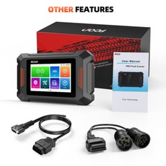 Commercial Truck Scan Tool DPF Regen Heavy Duty Truck Scanner OBD2 Code Reader