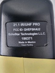 Dish Network 21.1 IR/UHF #2 PRO TV SAT Remote Control 186371